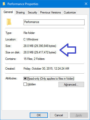 how to check folder size in windows simplehow windows explorer folder size