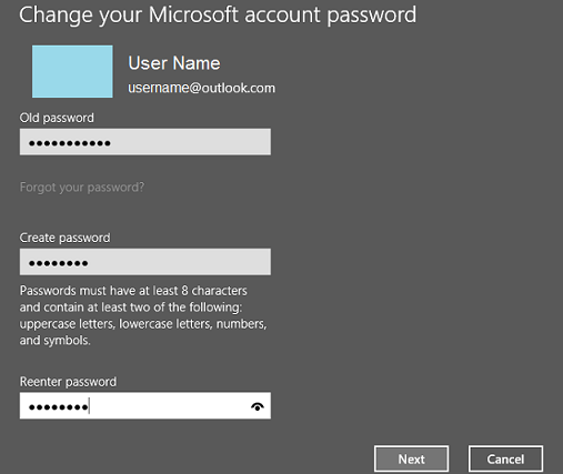 How To Set Or Change Microsoft Account Login Password In Windows 10 